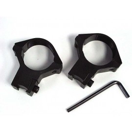 30mm Low Scope/Flashlight Metal Ring Mount for 11mm Rail