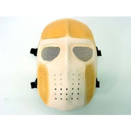 Full Face Ghost Recon Airsoft Mesh Goggle Mask Tan