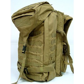 Tactical Molle Rifle Gear Combo Backpack Coyote Brown