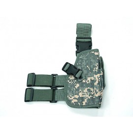 Tactical Drop Leg Pistol Holster Digital ACU Camo