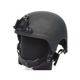 USMC IBH Helmet Black w/ NVG PVS-7 Goggle Mount