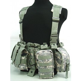 US Delta Force Elite Hydration Molle Vest Digital ACU Camo