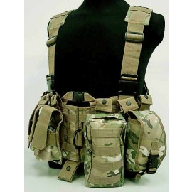 US Delta Force Elite Hydration Molle Vest Multi Camo