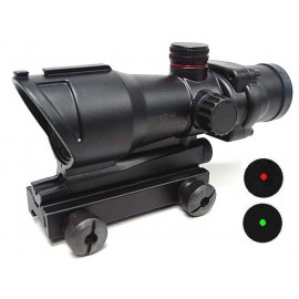 ACOG Type 1x30 Red/Green Dot Sight Scope w/QD Suitable for any 11 & 20mm Mount #A