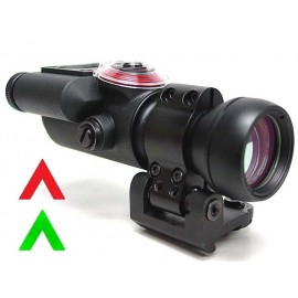 Airsoft 30mm TriPower TX30 Style Red/Green Chevron Scope Sight