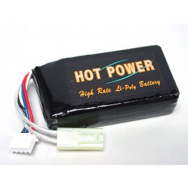 Hot Power 11.1V 1300mAh 15C Li-Po Li-Polymer Battery PEQ-15 Type