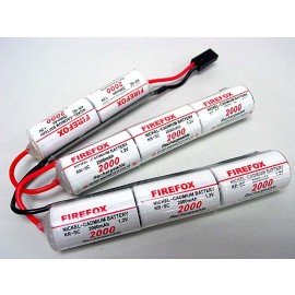 Firefox 9.6V 2000mAh Ni-CD Airsoft Crane Stock Battery