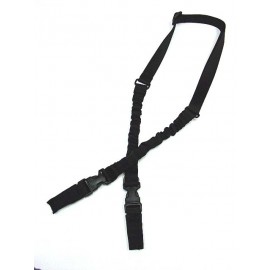 Heavy Duty 2-Point Bungee Tactical Rifle Sling Black