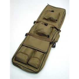 48" Dual Rifle Carrying Case Gun Bag Coyote Brown