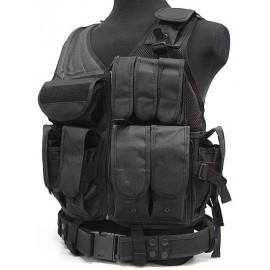 Airsoft Tactical Hunting Combat Vest Black