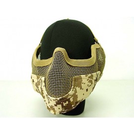 Stalker Type Half Face Metal Mesh Mask Ver. 2 Digital Desert