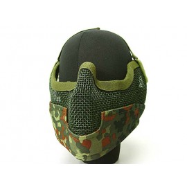 Stalker Type Half Face Metal Mesh Raider Mask Ver. 2 German Camo