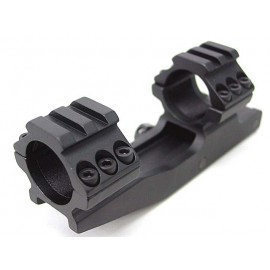 Army Force 1"/25mm Top-Rail QD Scope Dual Ring Mount 20mm Rail