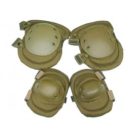 MIL FORCE Advanced Tactical Knee & Elbow Pads Tan