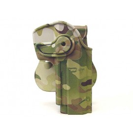 IMI Style Beretta 92/96 RH Pistol Paddle Holster Multi Camo