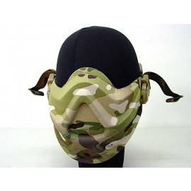 Light Weight Neoprene Hard Foam Half Face Mask Multi Camo