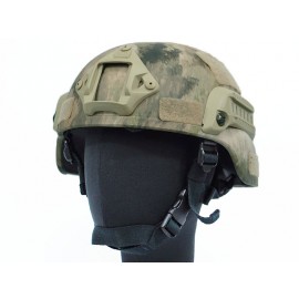 MICH TC-2000 ACH Helmet with NVG Mount & Side Rail A-TACS Camo