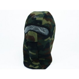 Balaclava Hood 1 Hole Head Face Fleece Mask Camo Woodland