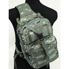 Tactical Utility Gear Sling Bag Backpack Digital ACU Camo L