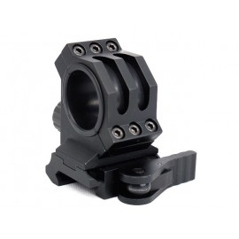 25mm/30mm Scope Red Dot Sight QD Lever Mount Black