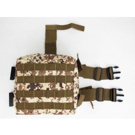 Molle Drop Leg Panel Utility Waist Pouch Bag Digital Desert Camo