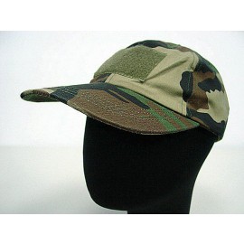 Velcro Patch Baseball Hat Cap Camo Woodland