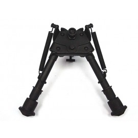 6-9" Spring Rifle Shooter Bipod w/20mm RIS Rail Adaptor