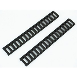 ERGO 18-Slot Ladder LowPro Rail Cover 2pcs Black