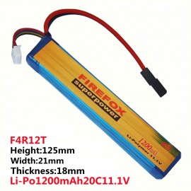 Firefox 11.1V 1200mAh LiPo Li-Po Li-Polymer Battery 20C F4R12T