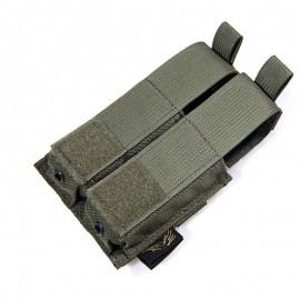 Flyye 1000D Molle Double .45 Pistol Magazine Pouch Ranger Green