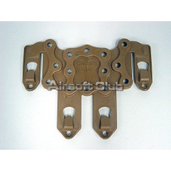 Airsoft STRIKE Molle CQC Holster Platform Panel Tan