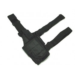 Tornado Drop Leg Thigh Pistol RH Holster Black