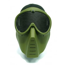 Airsoft Paintball Full Face No Fog Goggle Mask OD