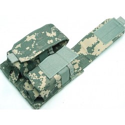 Airsoft Molle Double Magazine Pouch Digital ACU Camo