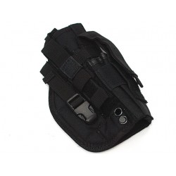 STRIKE Molle Combat Pistol Belt RH Holster Black
