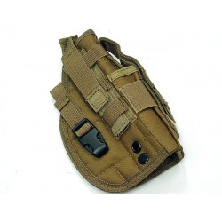 STRIKE Molle Combat Pistol Belt RH Holster Coyote Brown