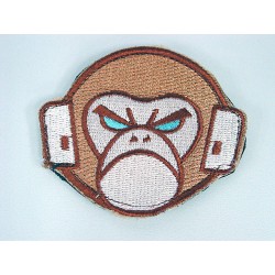USMC Mil-Spec Angry Monkey Velcro Patch Tan