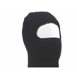 SWAT Balaclava Hood 1 Hole Head Face Knit Mask Black BK