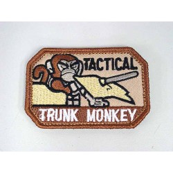 USMC Mil-Spec Tactical Trunk Monkey Velcro Patch Tan