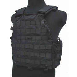 Tactical Molle Recon Plate Carrier Vest Black