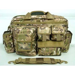 Airsoft Utility Briefcase Shoulder Bag Multi Camo