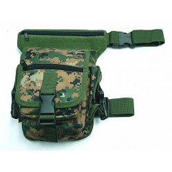 Drop Leg Utility Waist Pouch Carrier Bag Digital Camo Woodland