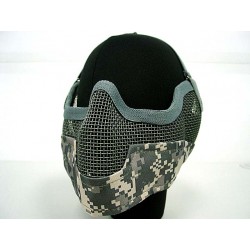 Stalker Type Half Face Metal Mesh Raider Mask Ver. 2 ACU Camo