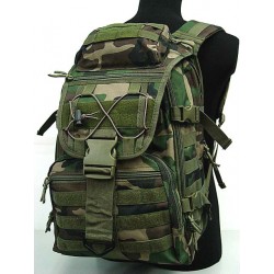 Molle Patrol Gear Assault Backpack Woodland Camo