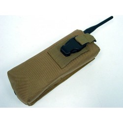 Molle Large Radio/Walkie Talkie Pouch Coyote Brown