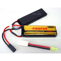 Firefox 11.1V 2300mAh Li-Po Li-Polymer Battery 12C Twins