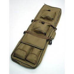 48" Dual Rifle Carrying Case Gun Bag Coyote Brown