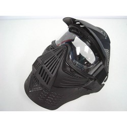 Full Face Airsoft Goggle Lens Mask w/Neck Protect BK