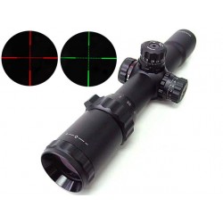 1-4x28 Red/Green Illuminated Long Eye Relief CQB Rifle Scope