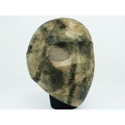 Full Face Hockey Type Airsoft Mesh Goggle Mask A-TACS Camo